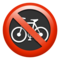 No Bicycles emoji on Apple